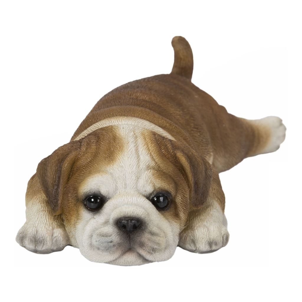 5" Lying Bulldog Refrigerator Magnet