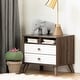 preview thumbnail 18 of 16, South Shore Yodi 2-Drawer Nightstand Brown
