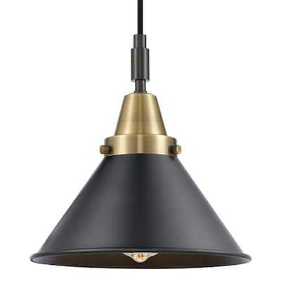 Innovations Lighting 447-1P-M10-BK Briarcliff 10" Wide Mini Pendant