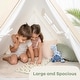 preview thumbnail 2 of 22, Kids Play Tent, Indoor Canvas Play Tent by Comfy Cubs