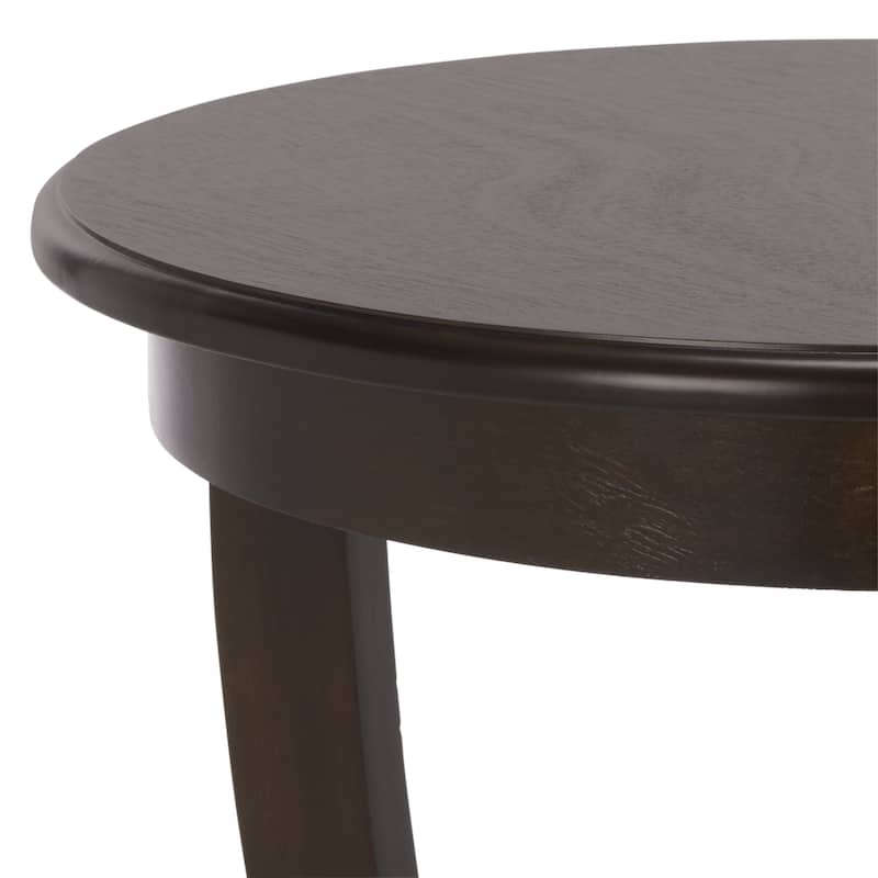 SAFAVIEH Carlotta Grey Pedestal Side Table - 18.1" x 18.1" x 26" - 18"W x 18"D x 26"H