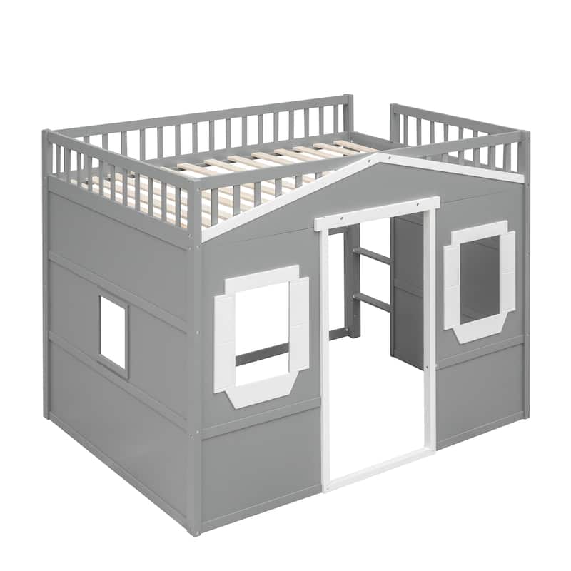 Castle Style Solid Pine Loft Bed