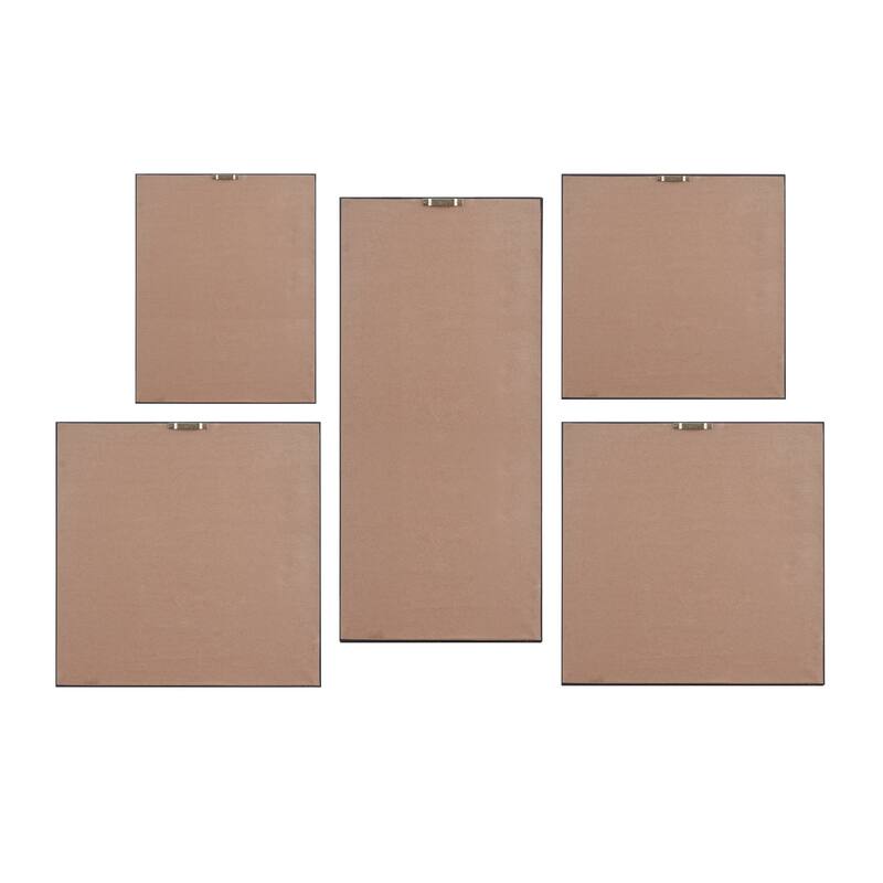 Madison Park Blue Horizon 5-piece Gallery Framed Canvas Wall Art Set