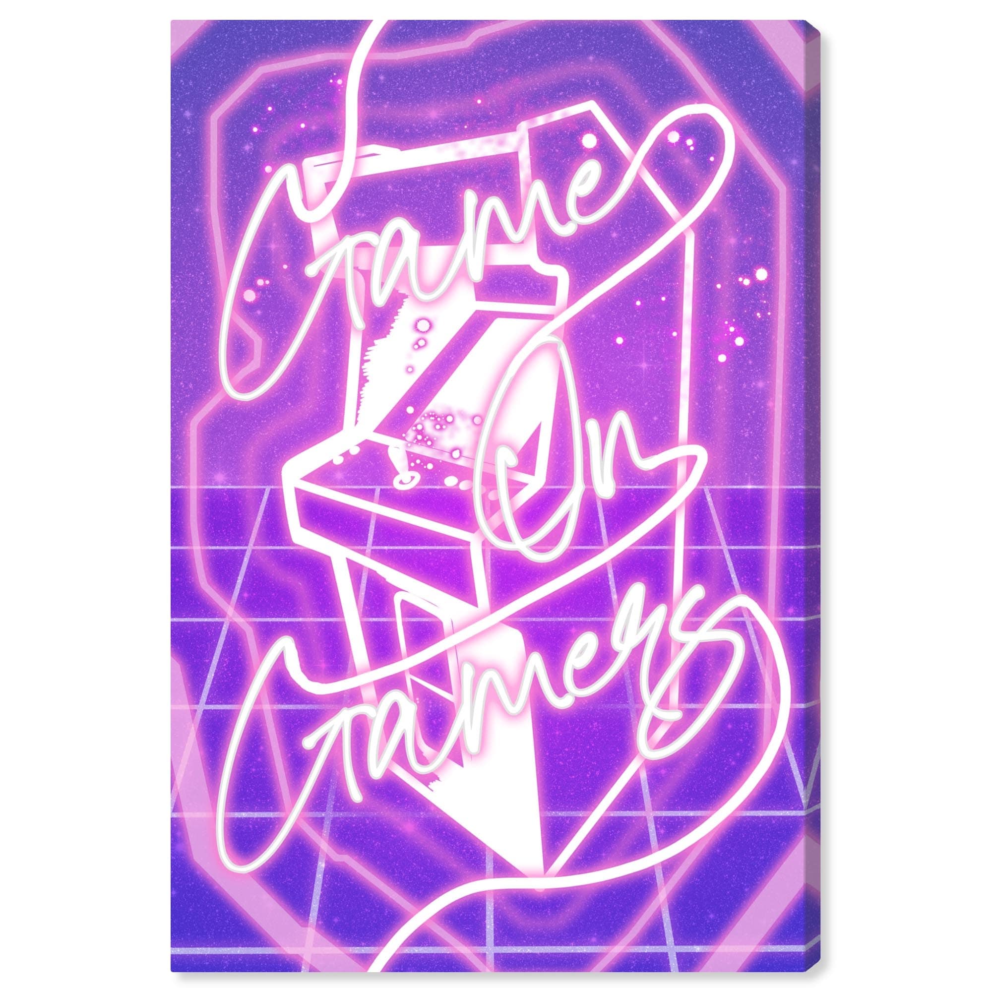 Game on Canvas Gamer Art Prints by Art Remedy, Gallery Wrapped