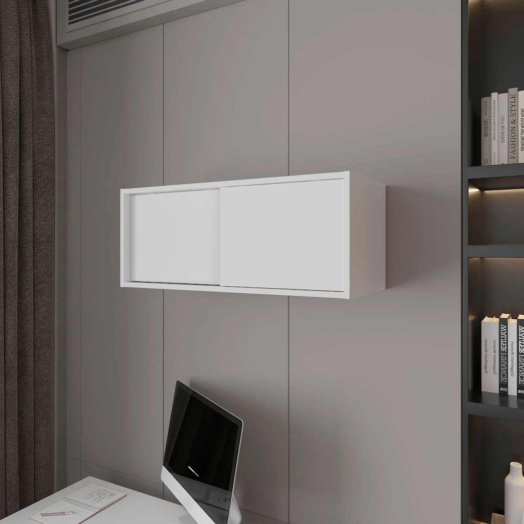 Floating Cabinet with Sliding Door