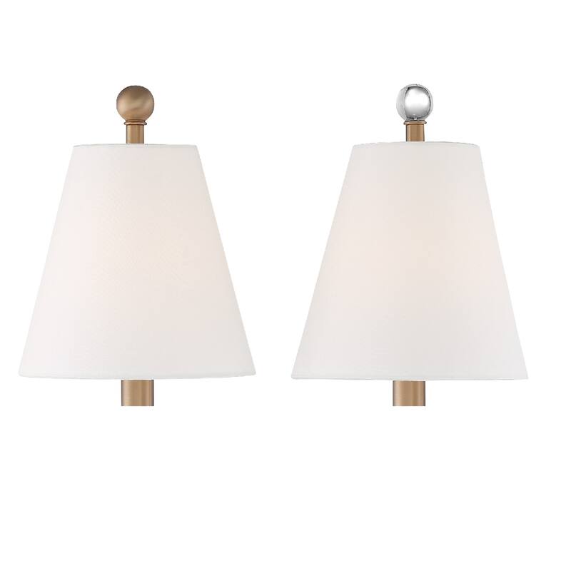 Riverdale 1 Light Aged Brass Wall Mount - 6'' W x 14.5'' H x 7'' D