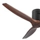 preview thumbnail 112 of 157, YUHAO SylvanAir Modern 52 in. Flush Mount Outdoor/Indoor Ceiling Fan with 3 Solid Wood Blades and DC Reversible Motor