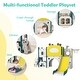 preview thumbnail 11 of 16, Kinbor Toddler Slide PlaySet - Kids Slide with Basketball Hoop, Toddler Indoor Outdoor Playground - N/A
