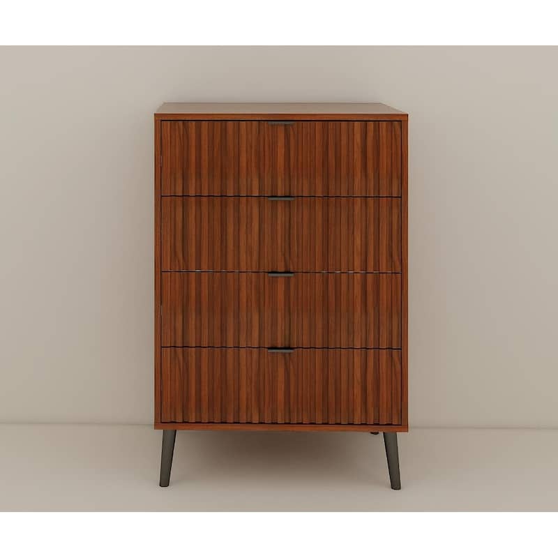 Wooden Chest of Drawers - Spacious Storage Organizer for Bedroom or Living Room, Modern Design with Multiple Compartments,Brown