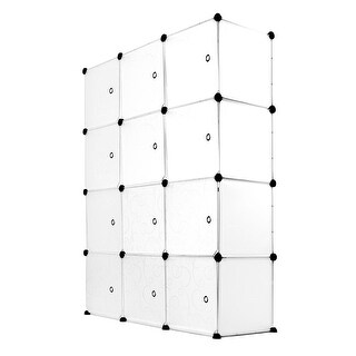 Work-It! Cube Storage Organizer  | Stackable Portable Closet Organizer Shelves