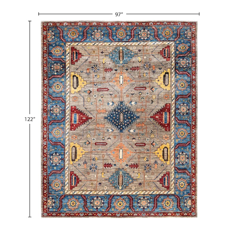 Serapi One-of-a-Kind Hand-Knotted Area Rug - Brown - 8' 1" x 10' 2"