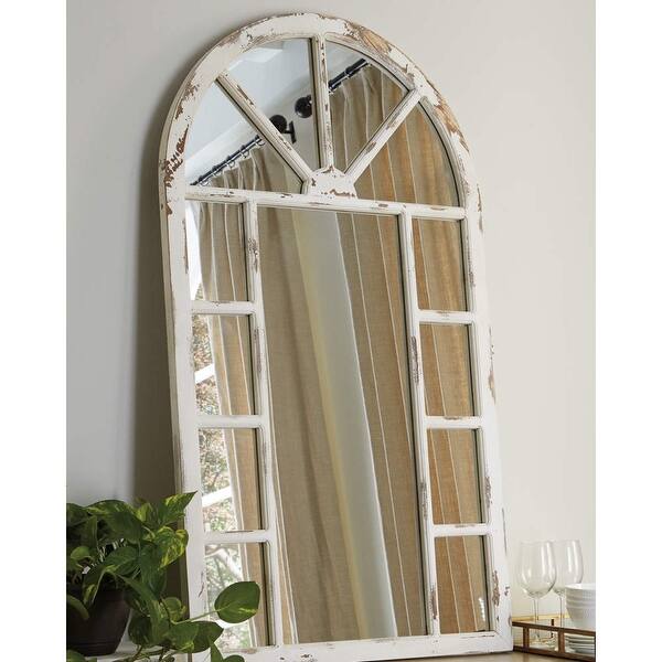 Shop Ashley Furniture Divakar Arched Window Design Mirror A8010069 Overstock 28127739