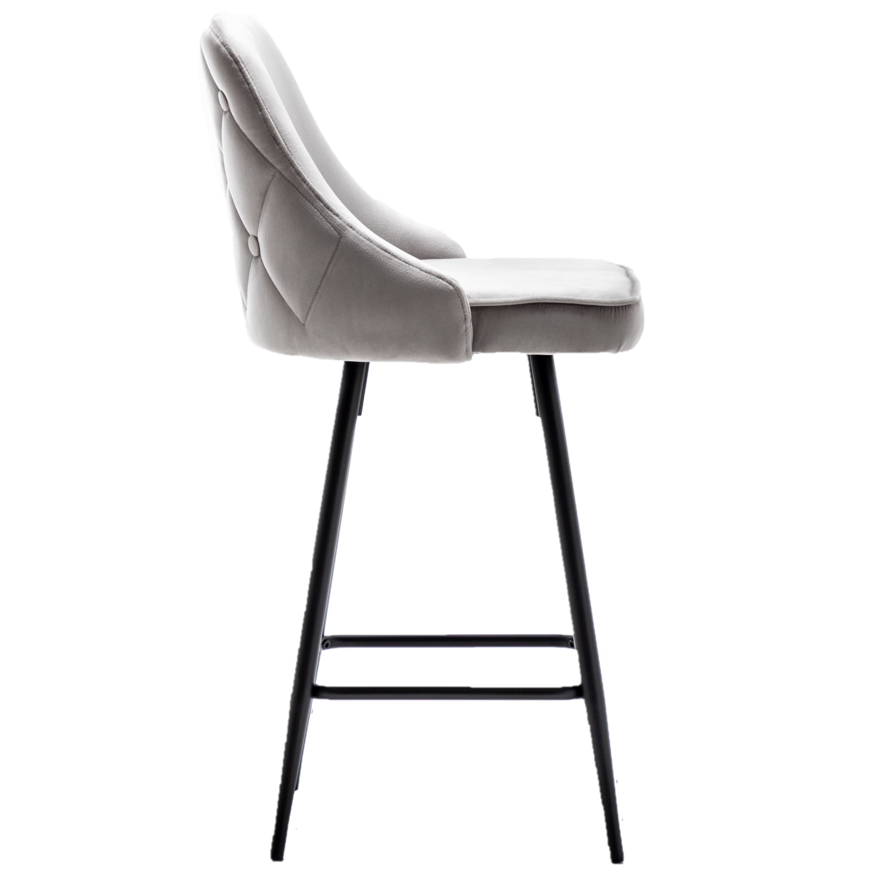 Zahra Premium Tufted Upholstered Dining Bar Stool Set Of 2 On Sale Overstock 31568917