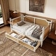 preview thumbnail 11 of 40, Wooden Rattan Daybed with 2 Drawers or Trundle