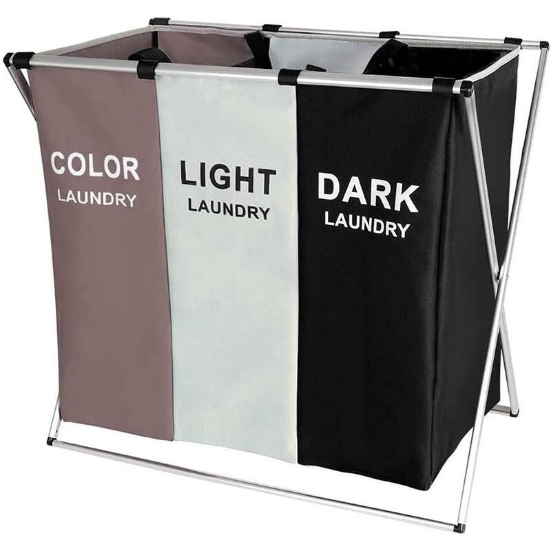 Large Divided Laundry Hamper On Sale Bed Bath & Beyond 39210920