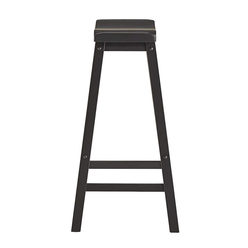 Salvador Saddle 29-inch Counter Height Backless Stools (Set of 2) by iNSPIRE Q Bold