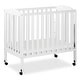 preview thumbnail 1 of 10, Dream On Me, 3 in 1 Folding Portable Crib White
