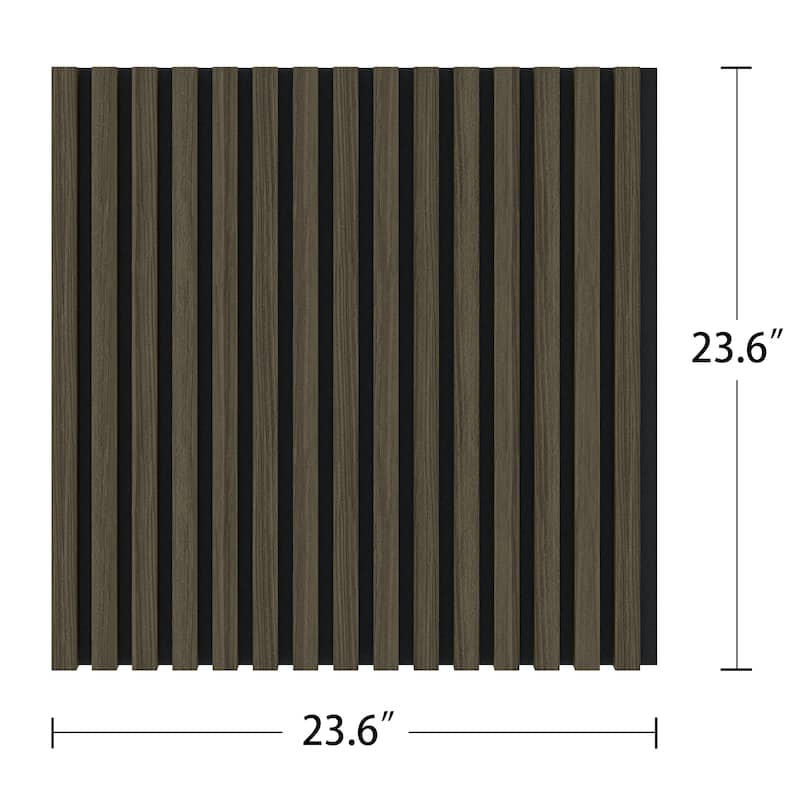 Acoustic Soundproof Slat Wall Panels 3D Decorative Wall Paneling