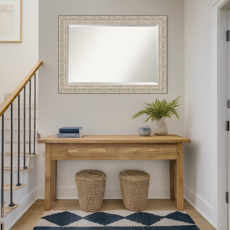 Luxe Beveled Framed Wall Mirror
