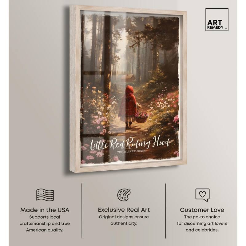Classic Red Riding Hood Shadowbox by Art Remedy