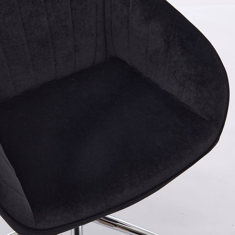 Modern Upholstered Swivel Office Chair