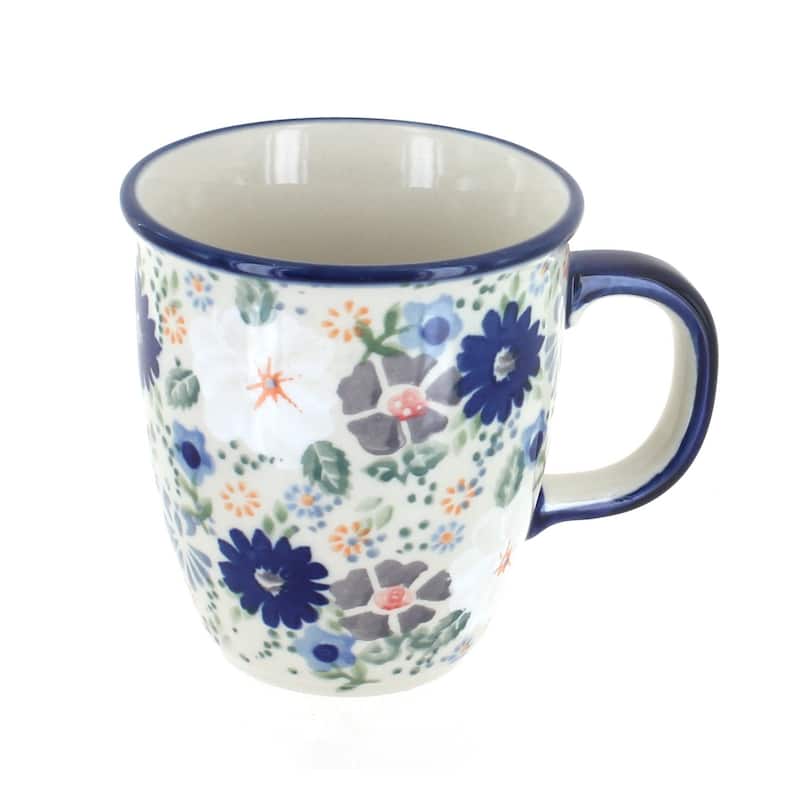 Blue Rose Polish Pottery Manufaktura Coffee Mug - Carnival