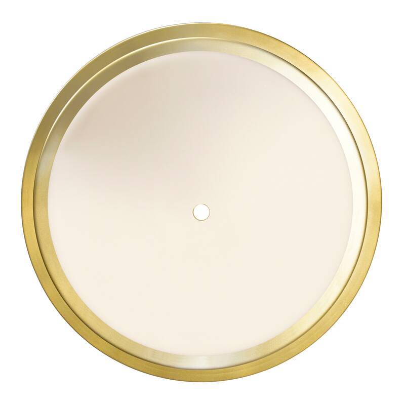 Valdivia 4 Light 18in Satin Gold Flush Mount - Satin Gold