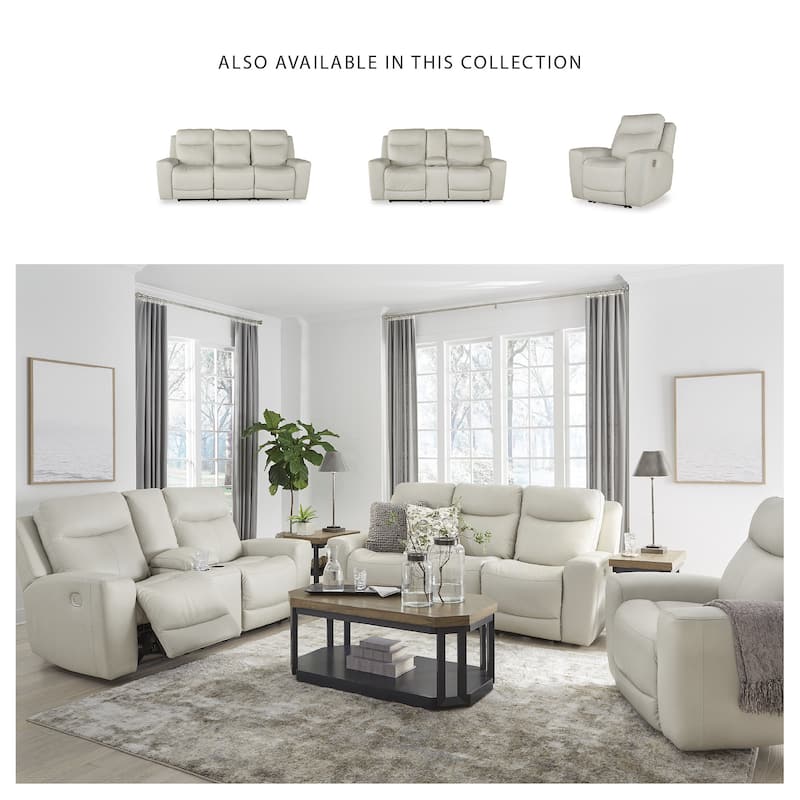 Signature Design by Ashley Mindanao Coconut Power Reclining Sofa - 89"W x 42"D x 43"H