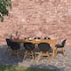Option Light Finish Wood and Black Chairs