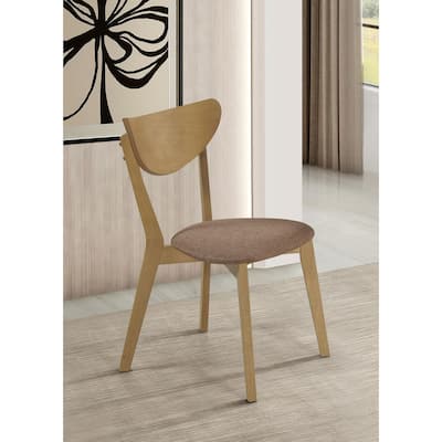 Carson Light Walnut Dining Side Chair (Set of 2)