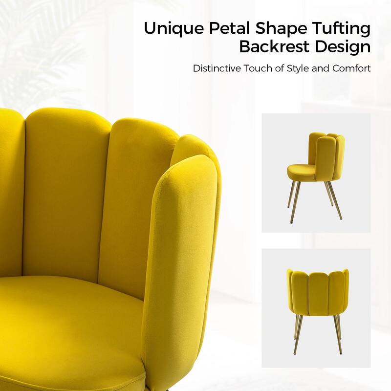 Anjela Side Chair with Tufted Back Set of 2