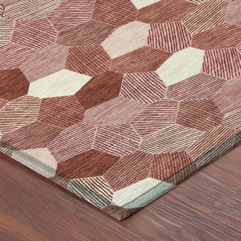 Machine Washable Indoor/ Outdoor Modern Loyd Chantille Rug