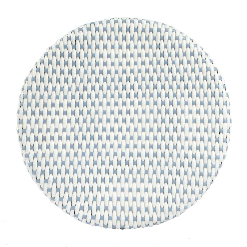 Tobias Rattan Round Bar Stool