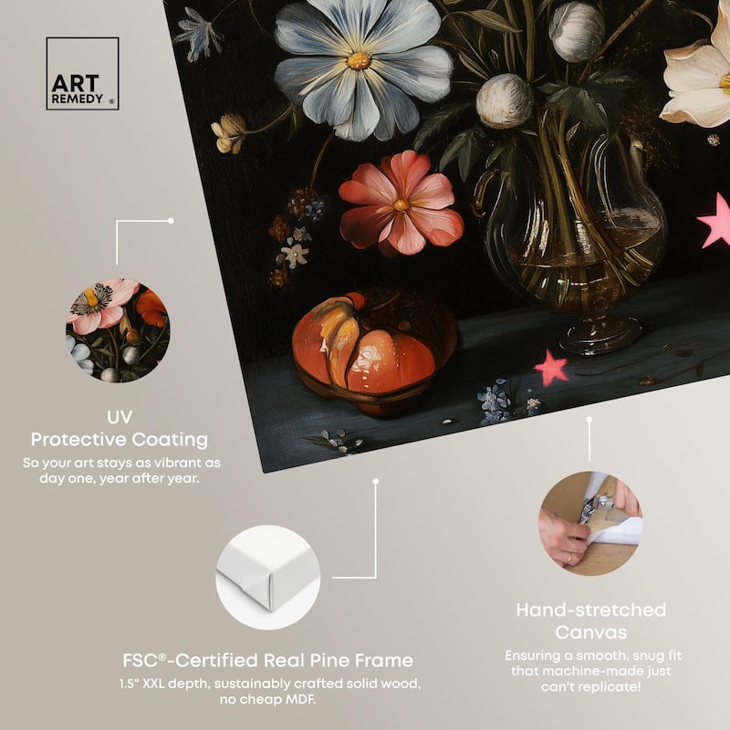 TANY's Floral Universe II Canvas by Art Remedy, Gallery Wrapped
