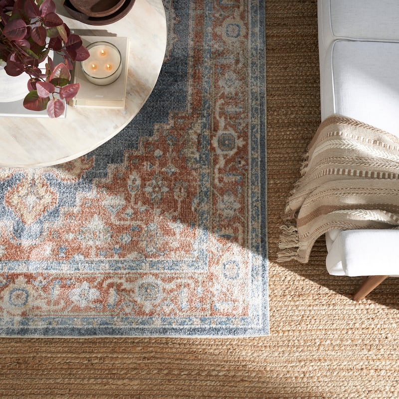 Nourison Natural Jute Indoor only Solid Area Rug