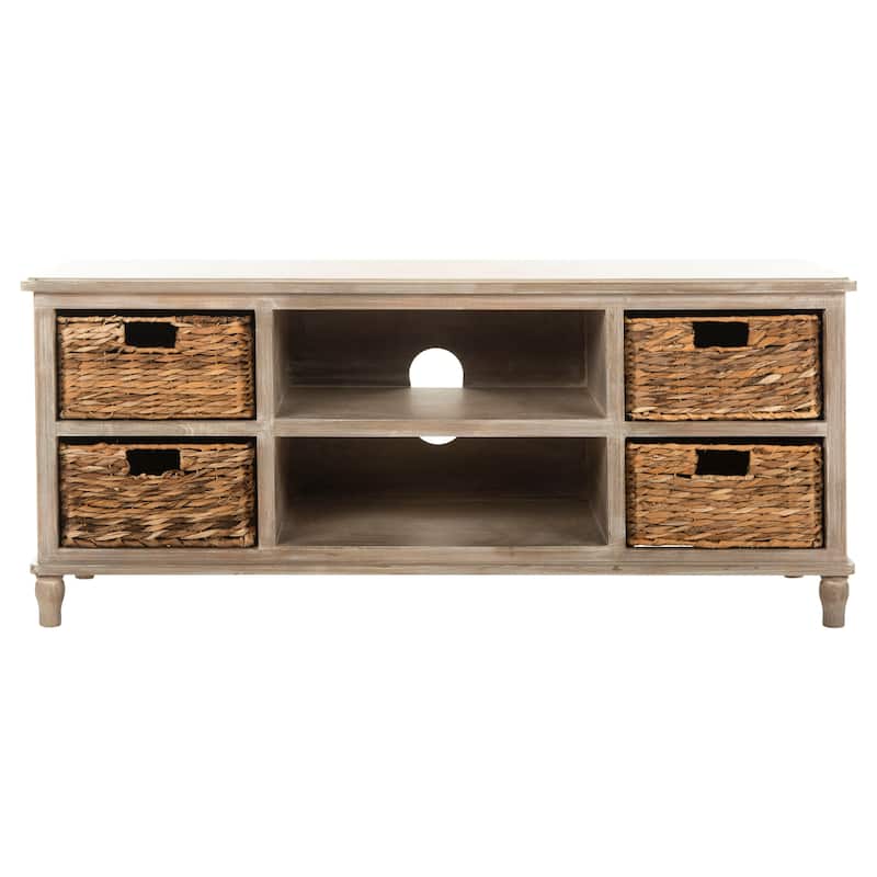 SAFAVIEH Rooney Entertainment Media Unit (Fits up to 55" Flatscreen TV) - 47.2" W x 15.7" D x 20.1" H