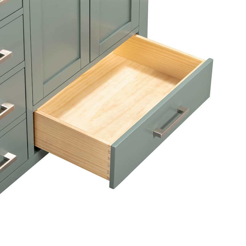 Avanity Modero 24 in. Freestanding Linen Tower with Leveling Feet - 24"W x 19.9"D x 71.3"H