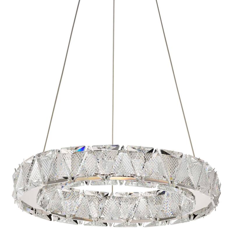 Nuvo Lighting 62/2441 Asher 16" Wide Suspension LED Pendant - Polished Nickel