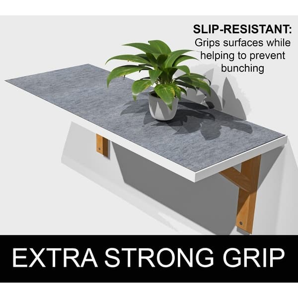 Shelf Liner Strong Grip Non Adhesive Mat for Kitchen Cabinets