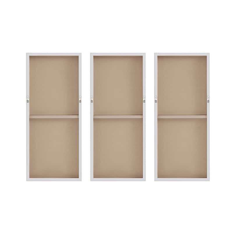 Madison Park Dewy Forest Gold Foil Abstract 3-piece Canvas Wall Art Set