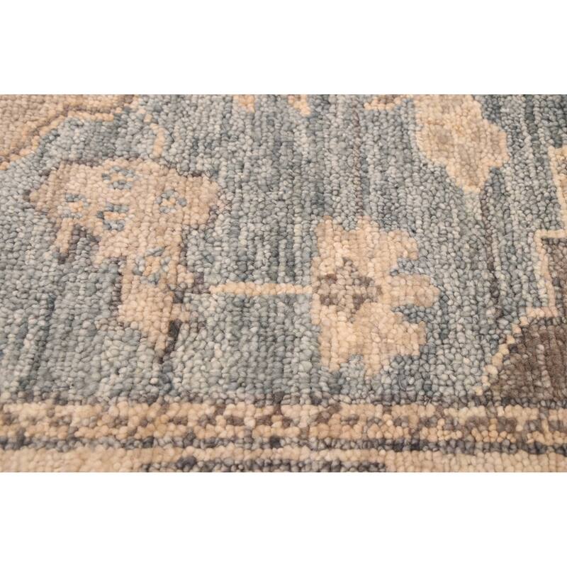 ECARPETGALLERY Hand-knotted Jules Serapi Dark Blue Wool Rug - 7'11 x 9'10