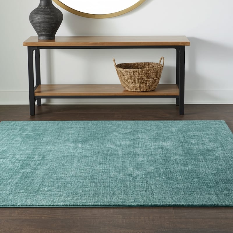 HomeRoots Solid Color Casual Rectangle Area Rug - 66.00 in. x 42.00 in.  x 0.52 in.