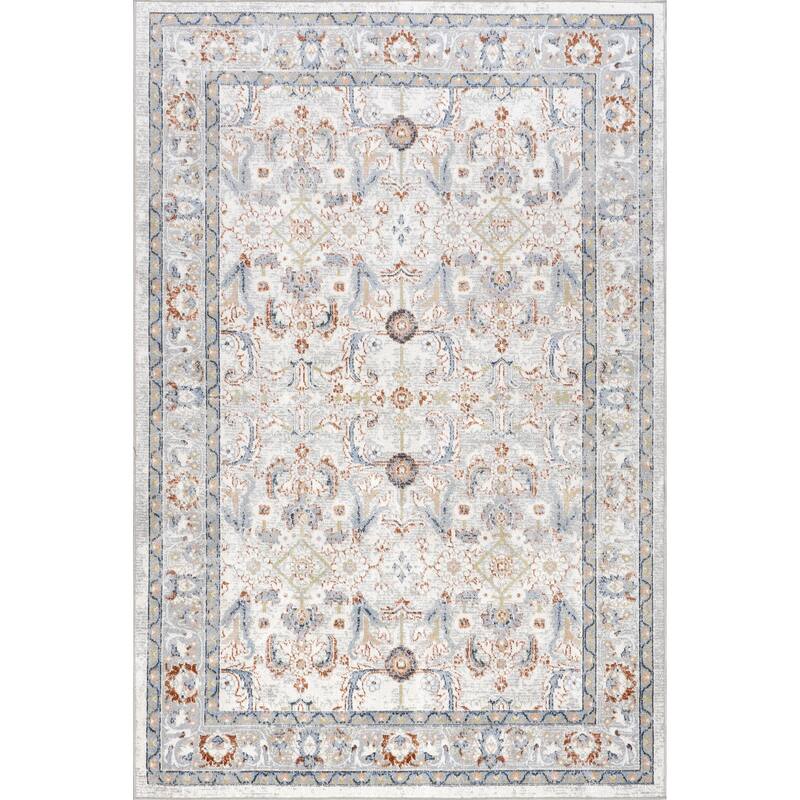 Nuloom Lyric Medallion Machine Washable Area Rug