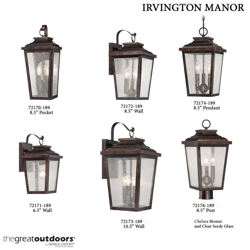 The Great Outdoors 3 Light Lantern Pendant from the Irvington Manor