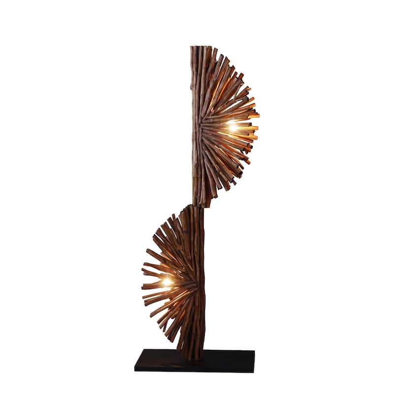 Artiva USA Unique Nature Floor Lamp, Handcrafted In Thailand - 59