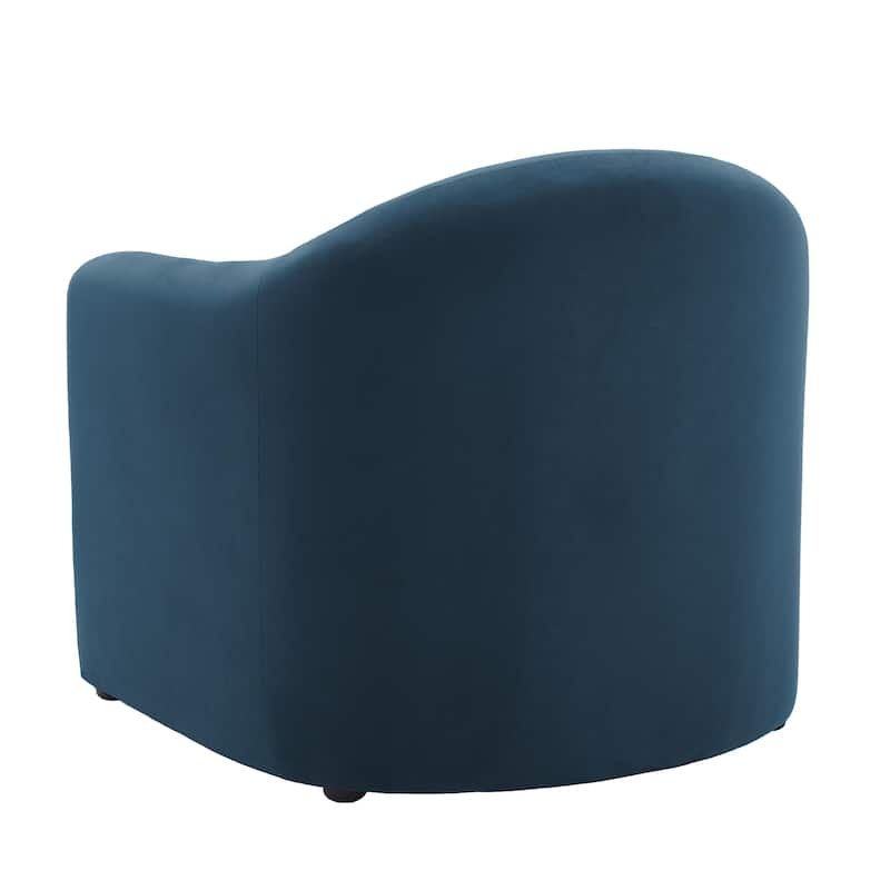 Modern Upholstered Barrel Accent Chair