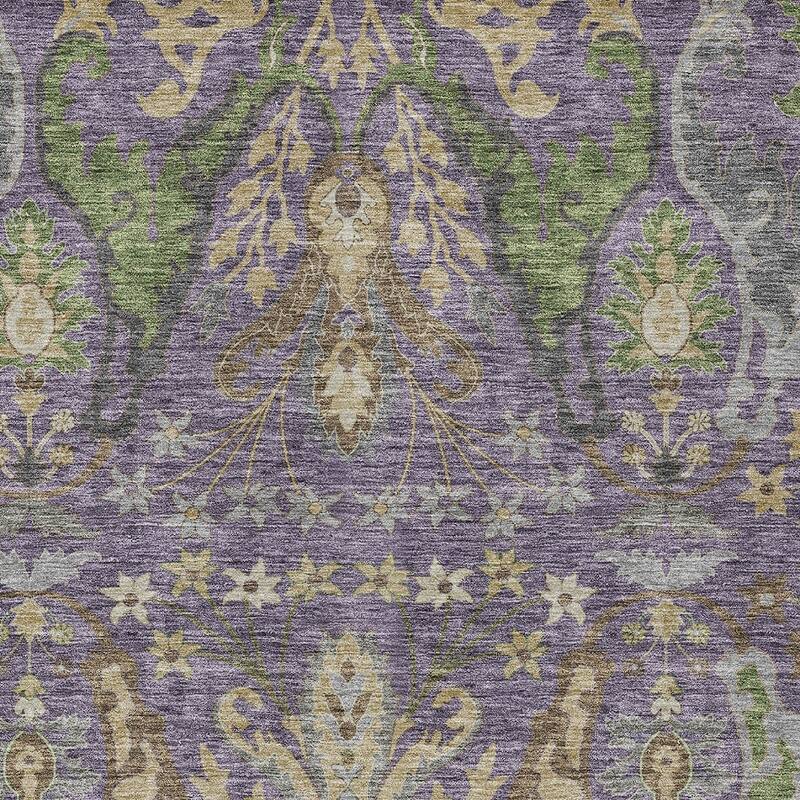 HomeRoots Floral Transitional Rectangle Outdoor Rug