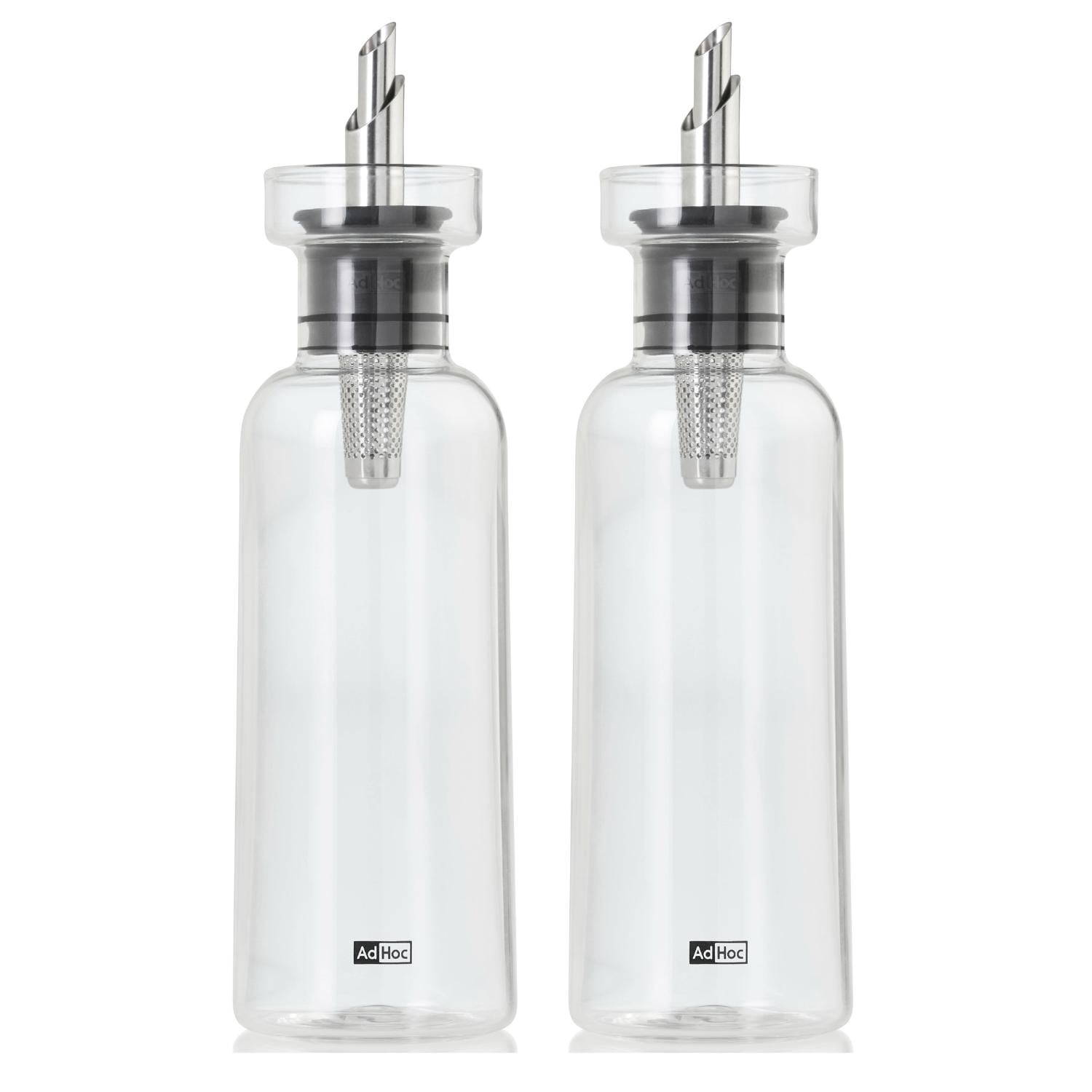 AdHoc Oil & Vinegar Dispenser Set AromaPour Clear 10.1oz
