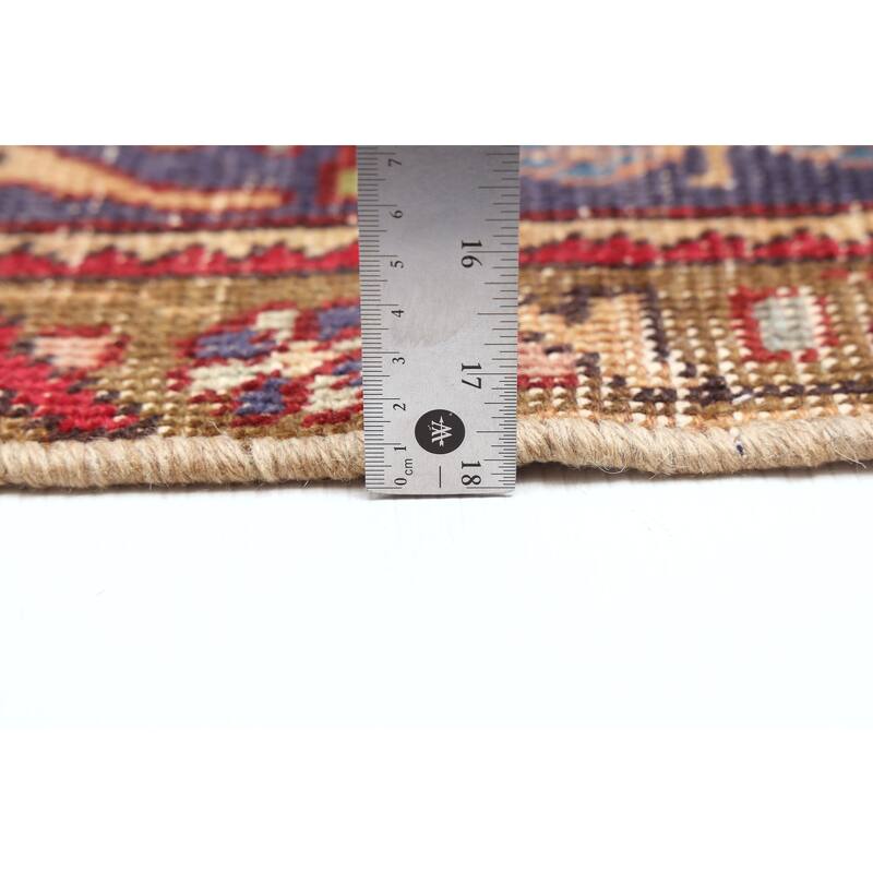 ECARPETGALLERY Hand-knotted Antalya Vintage Red Wool Rug - 9'3 x 11'11