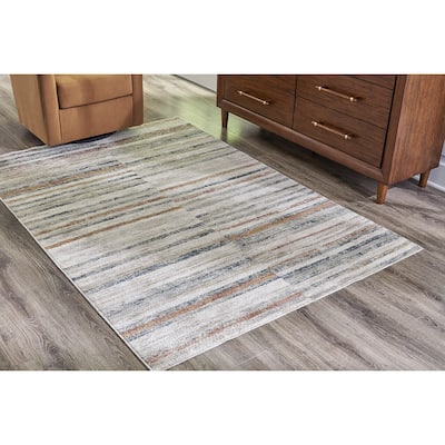 Signature Design by Ashley Kemart Orange/Blue/Brown Rug